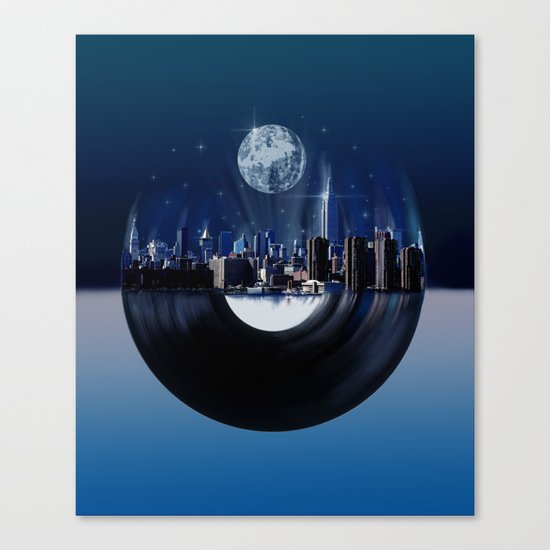 new york city music 1 Canvas Print