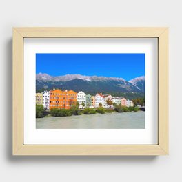 Nature city Innsbruck-Austria  Recessed Framed Print
