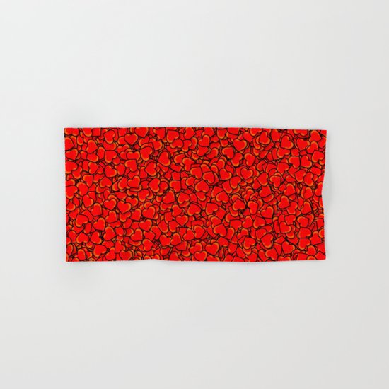 Heart Hand & Bath Towel