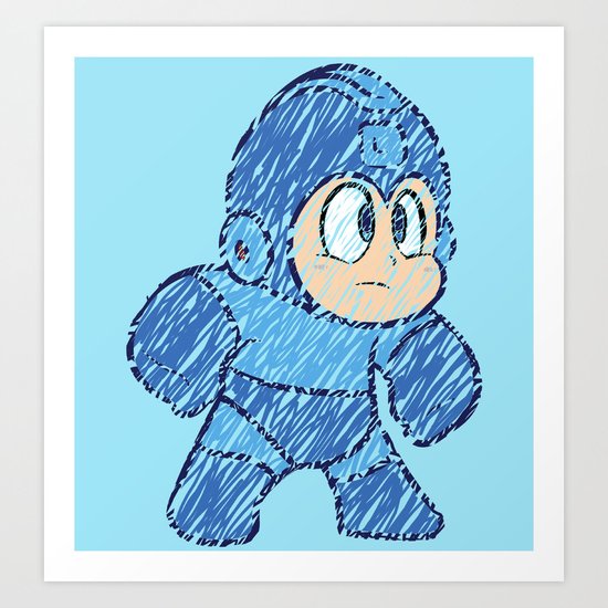 Rockman Art Print