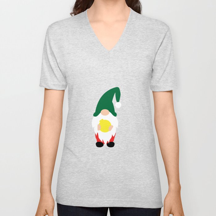 William the holiday gnome V Neck T Shirt