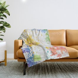 Here comes the sun Throw Blanket
