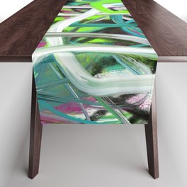 Abstract expressionist Art. Abstract Painting 92. Table Runner