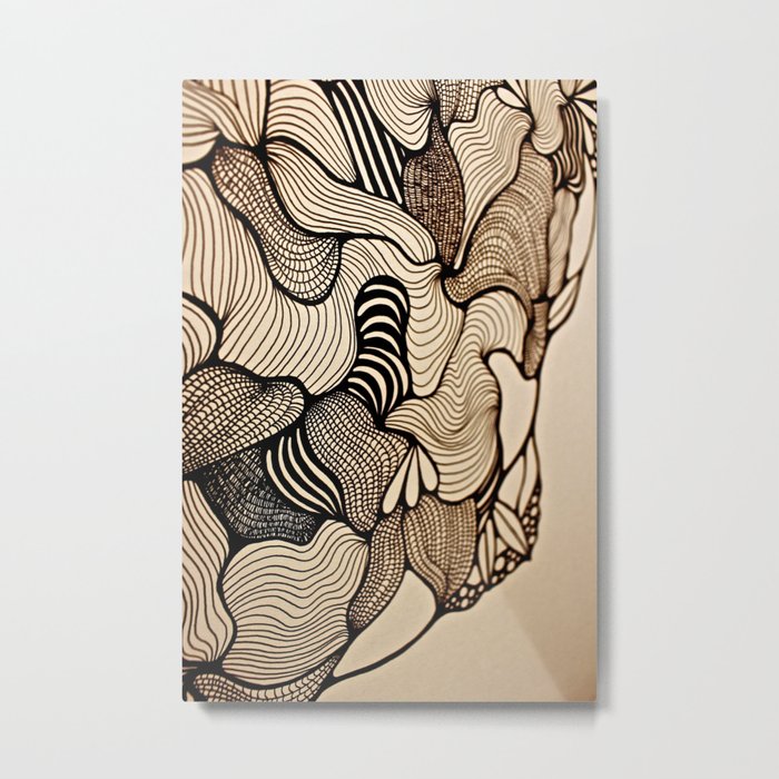 swirled Metal Print