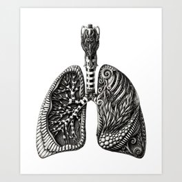 Lungs Art Print