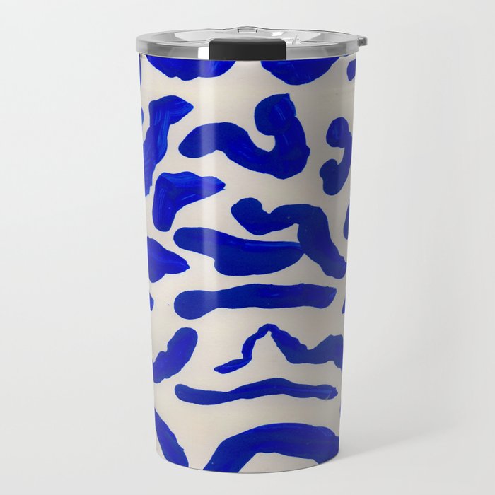Blue tiger  Travel Mug