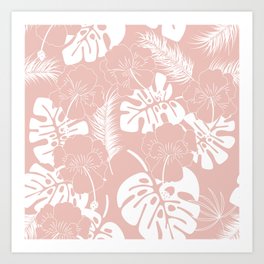 Tropical pattern 020 Art Print