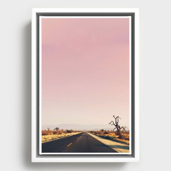 southwestern desert photo Framed Canvas