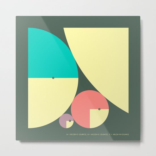 DESCARTES' THEOREM Metal Print