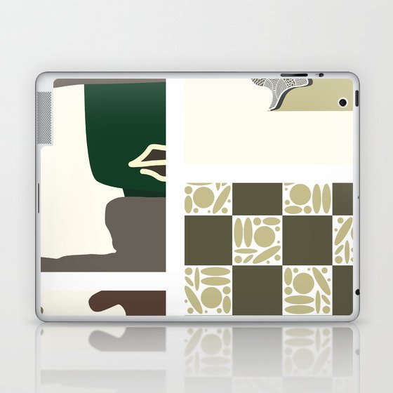Assemble patchwork composition 19 Laptop & iPad Skin