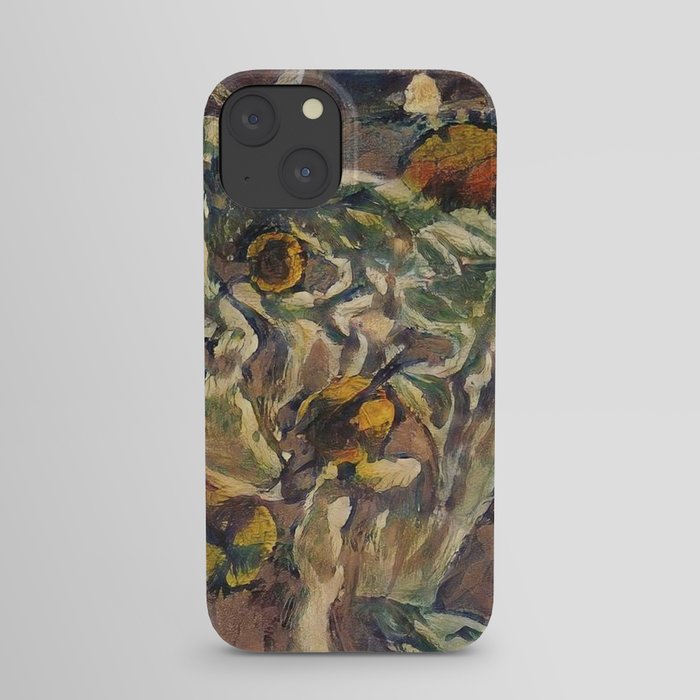 Autumn flowers in the mud  iPhone Case