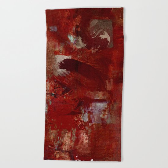 Burgundy Beach Towel