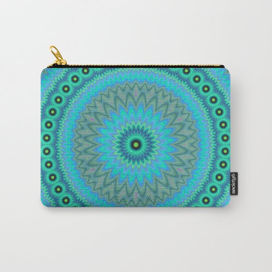 Boho flower mandala Carry-All Pouch