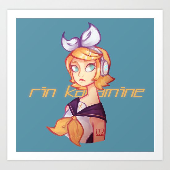 Rin Kagamine Art Print