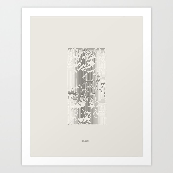 Mental Maze  Art Print