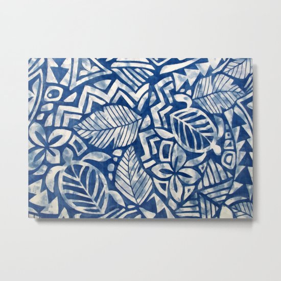 Hawaiian tribal pattern Metal Print