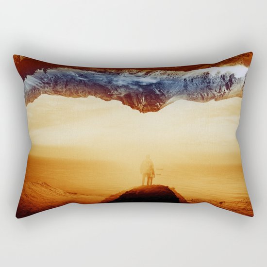 Vibrant Mountain Rectangular Pillow