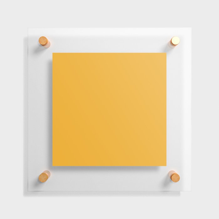 Orange-Gold Floating Acrylic Print