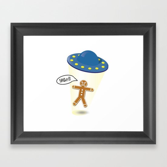 A Christmas Kidnapping Framed Art Print