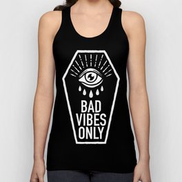 Bad Vibes Only Unisex Tank Top