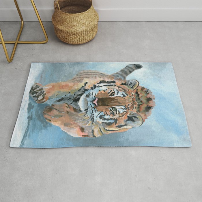 Snow tiger Rug