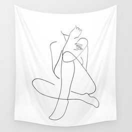 Figure Study Wall Tapestry