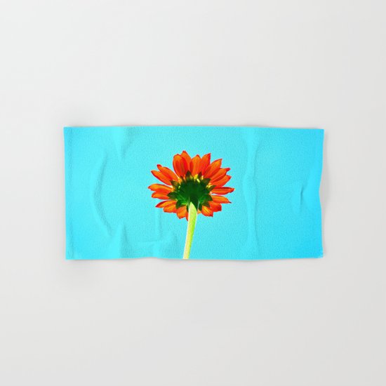 Flower orange 6 Hand & Bath Towel