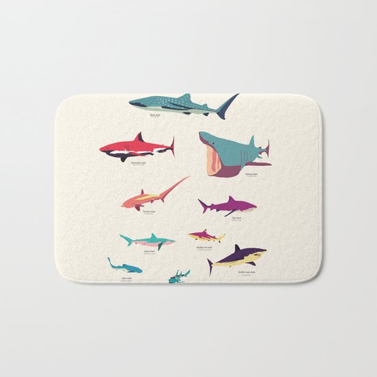 Sharks Bath Mat