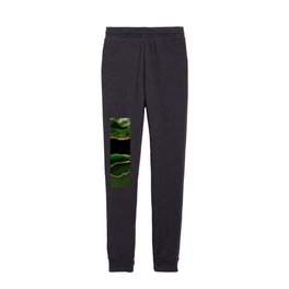 Green & Gold Agate Texture 11 Kids Joggers