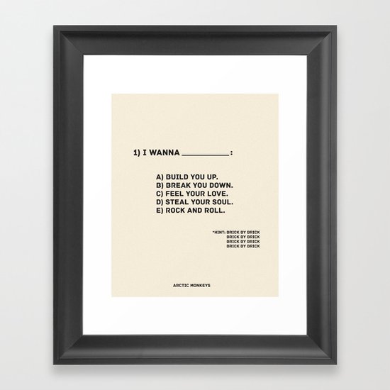 Brick By Brick Framed Art Print
