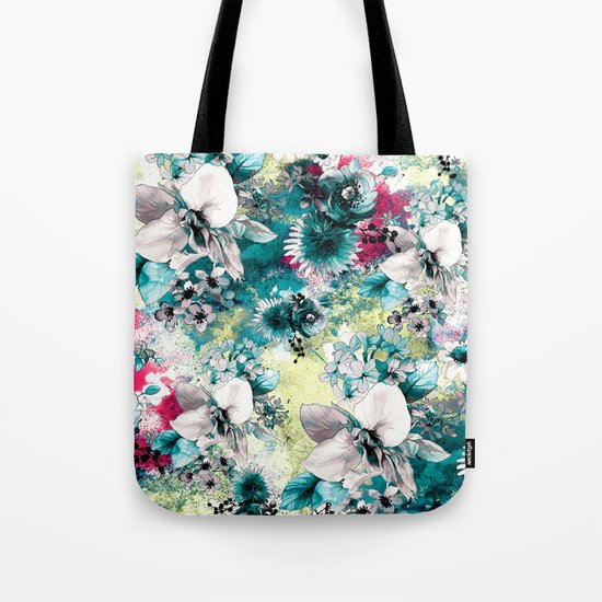 Blue Garden Tote Bag