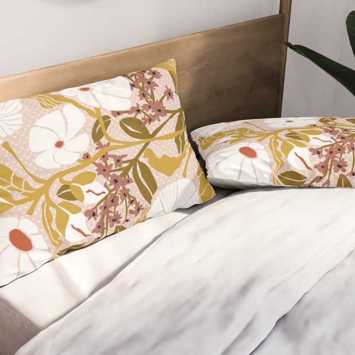Klimt flowers  soft rose