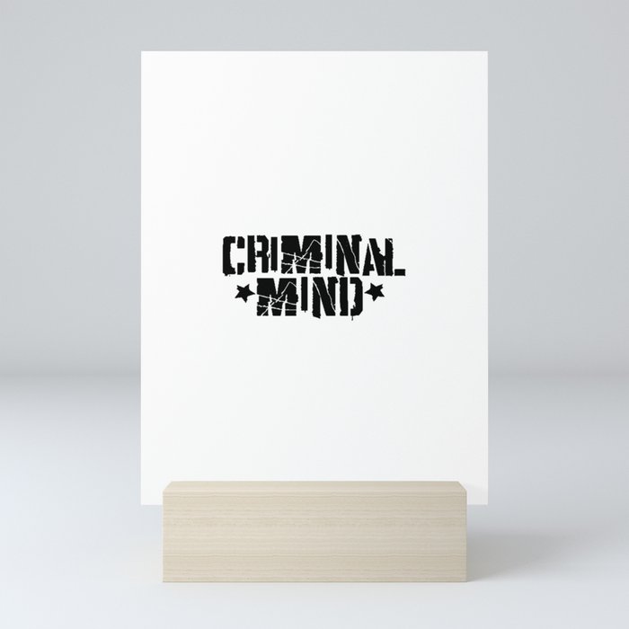 criminal minds 1 Mini Art Print