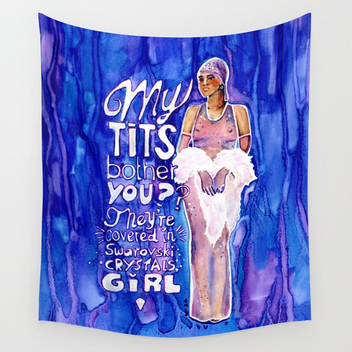 Rihanna Quote Wall Tapestry
