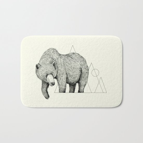 'Wildlife Analysis IV' Bath Mat