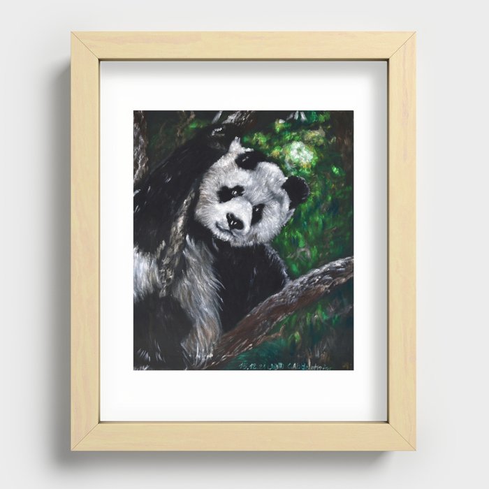Pandabear Recessed Framed Print