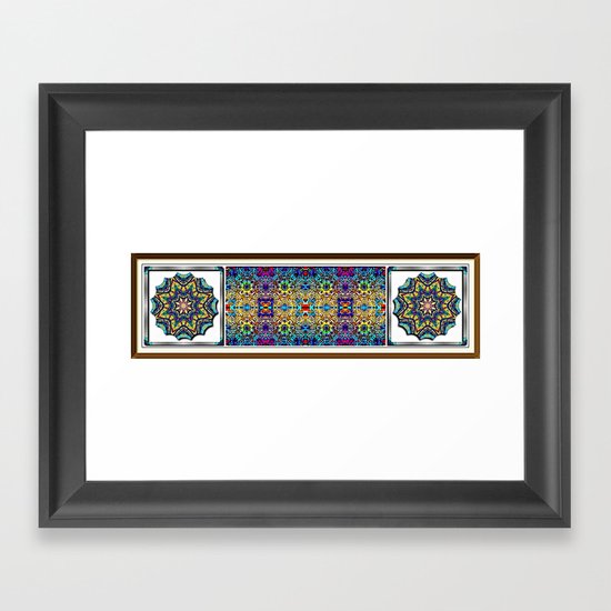 Deco Garden 3 Framed Art Print