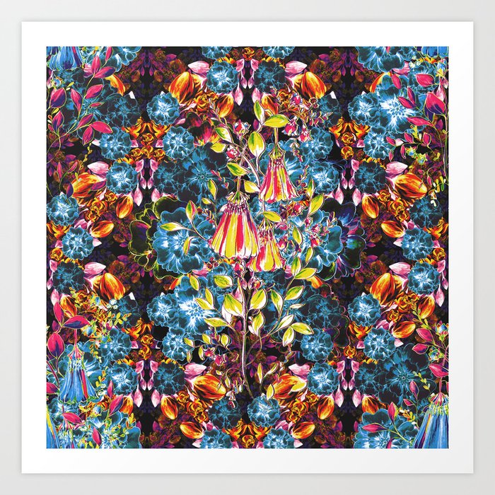 Stunning abundance of flowers - series 1 O Art Print