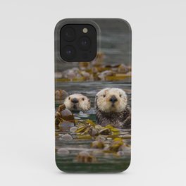 Otters iPhone Case | Sea, Pearl, Otters, Ocean, Octopus, Seaweed, Oyster, Clam, Crab, Urchin 