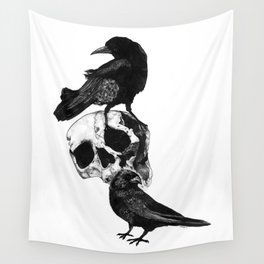 Two Ravens Wall Tapestry