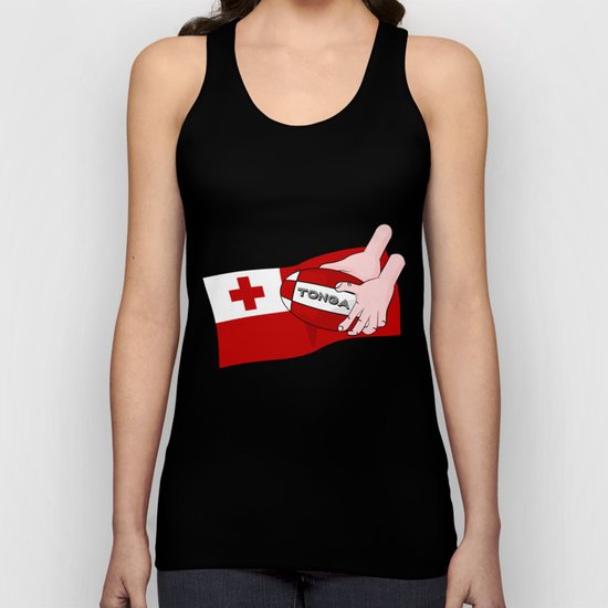 Tonga Rugby Flag Unisex Tank Top