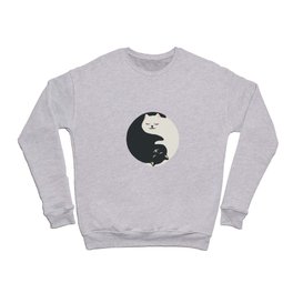 Hidden cat 26 yin yang hug Crewneck Sweatshirt
