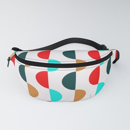 Abstract Geometric Christmas Pattern 09 Fanny Pack