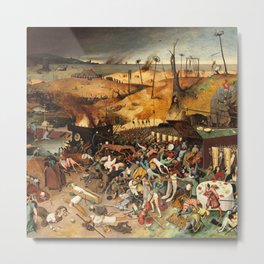 The Triumph of Death_Pieter Bruegel the Elder Flemish painter (1526–1569) Metal Print | Thetriumph, Theelder, Pieterbruegel, Painter, Flemish, Painting, Ofdeath, Renaissance, Dutch, Printmaker 