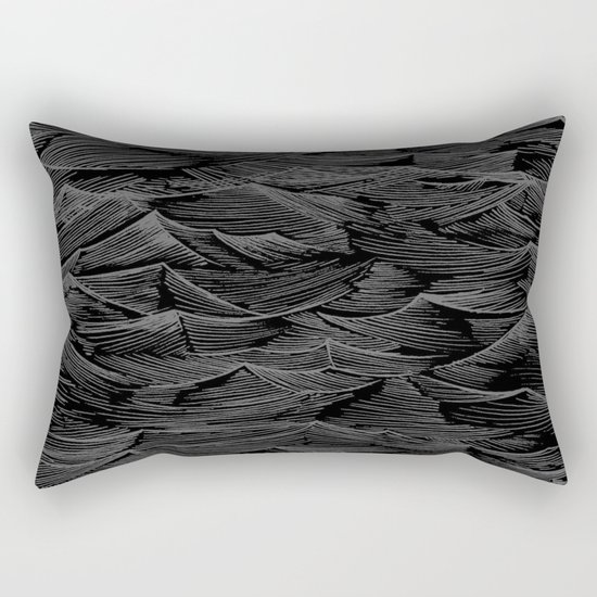 Abstract Waves.... Rectangular Pillow
