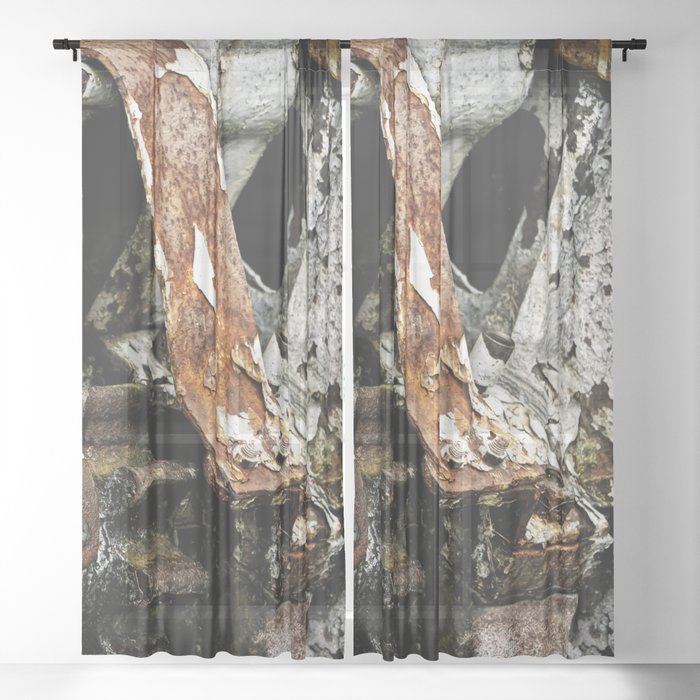 Rusting #1 Sheer Curtain