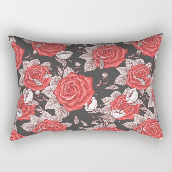 FLOWERS pattern Rectangular Pillow