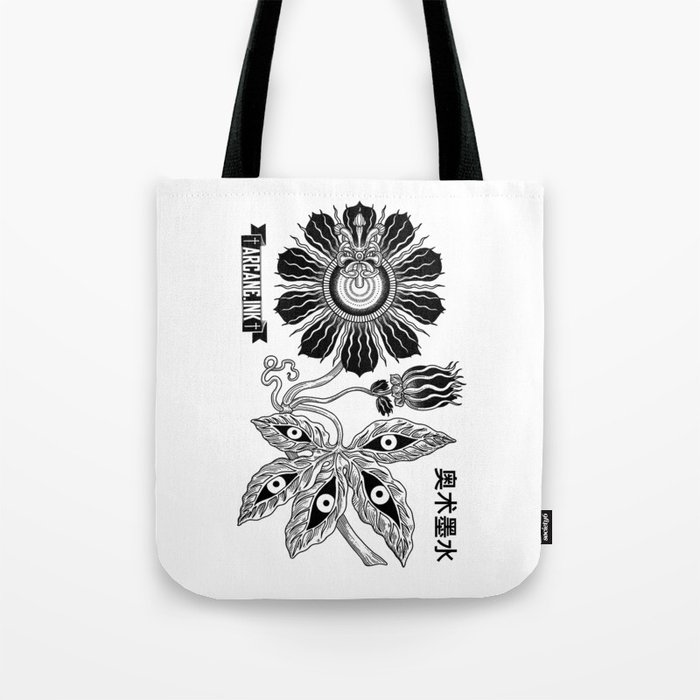 Arcane Passion Flower Tote Bag