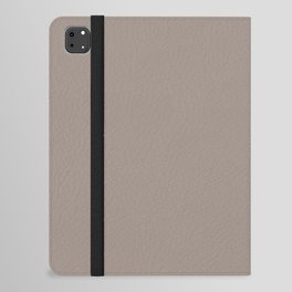 DUSTY BROWN COLOR. Plain Taupe  iPad Folio Case