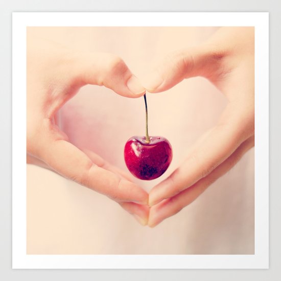 Cherry Love! Art Print